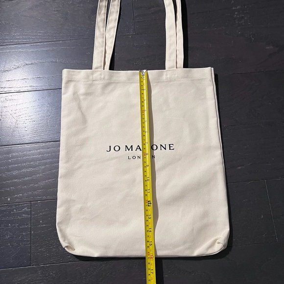 Jo Malone London Canvas Tote Bag Canvas 16”x13” Cream/black Limited shopping bag - Picture 4 of 8